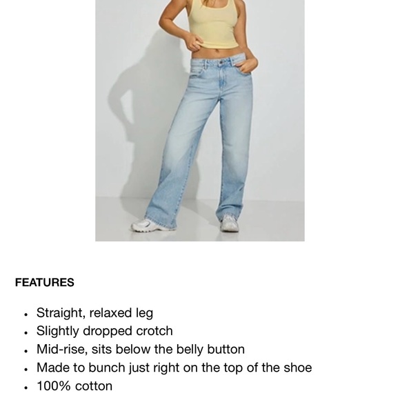 New Garage Denim Black Slouchy Baggy Jeans Size 32 Distressed - Picture 14 of 15